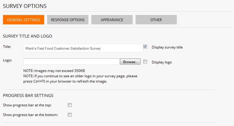 Survey software options