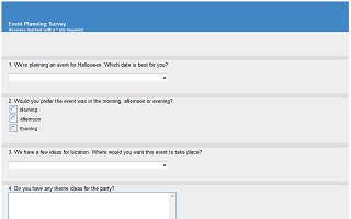 event-planning-survey-template