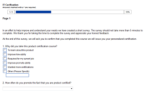 it-certification-survey-template